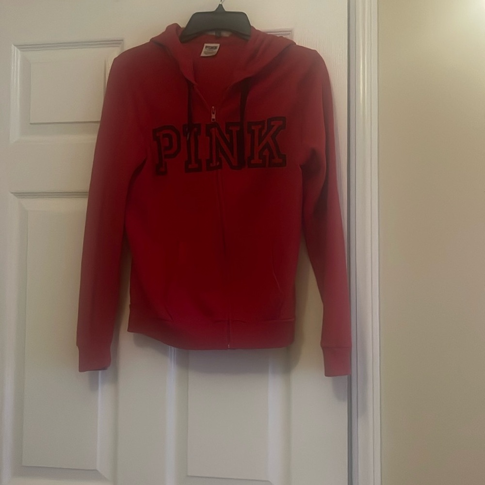 Pink hoodie